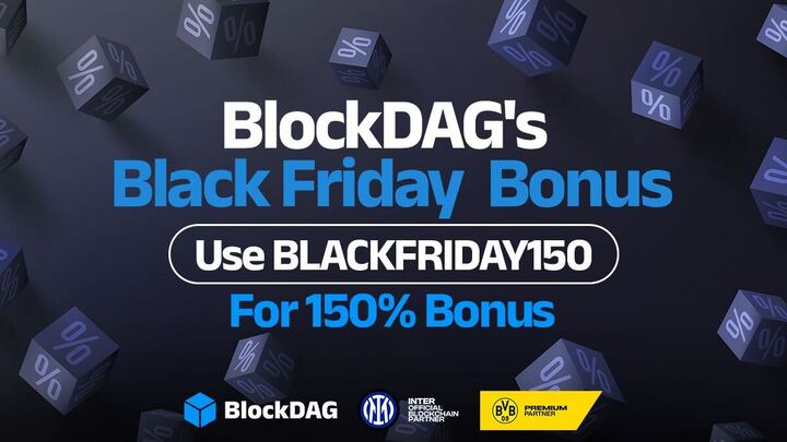 This Black Friday, BlockDAG Allows Crypto Traders to Maximize Their Assets with a 150% Extra Coin Bonus on Every Purchase!