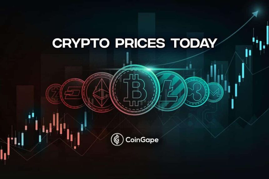 Crypto Prices Today: BTC Wanes To $96K, Altcoins Mainly Mimic Dip, BGB Up 22%