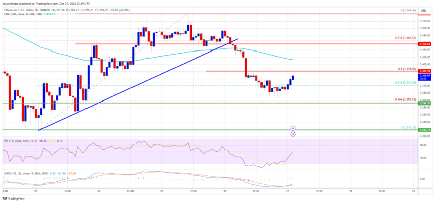 Ethereum Price Falls Again: Is the Decline Gaining Momentum?