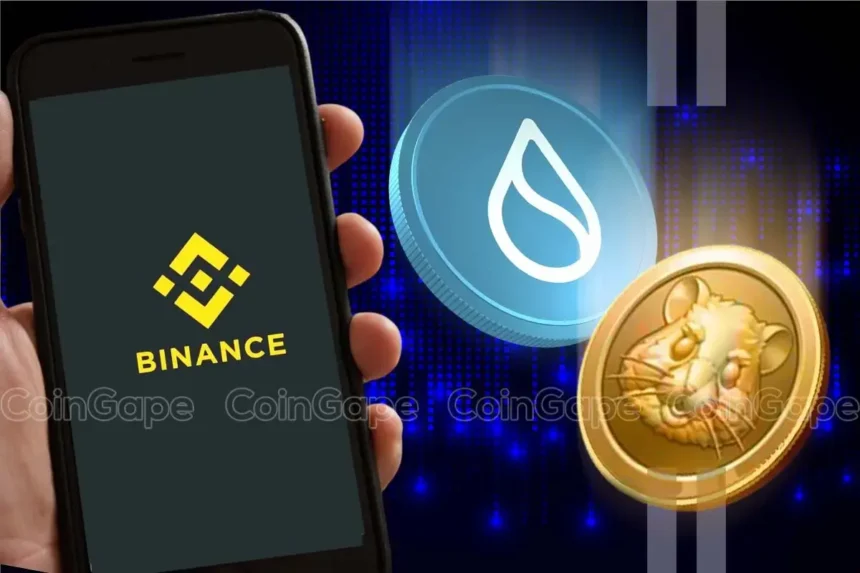 SUI, HMSTR and These Crypto Tumble After Binance Delisting Announcement