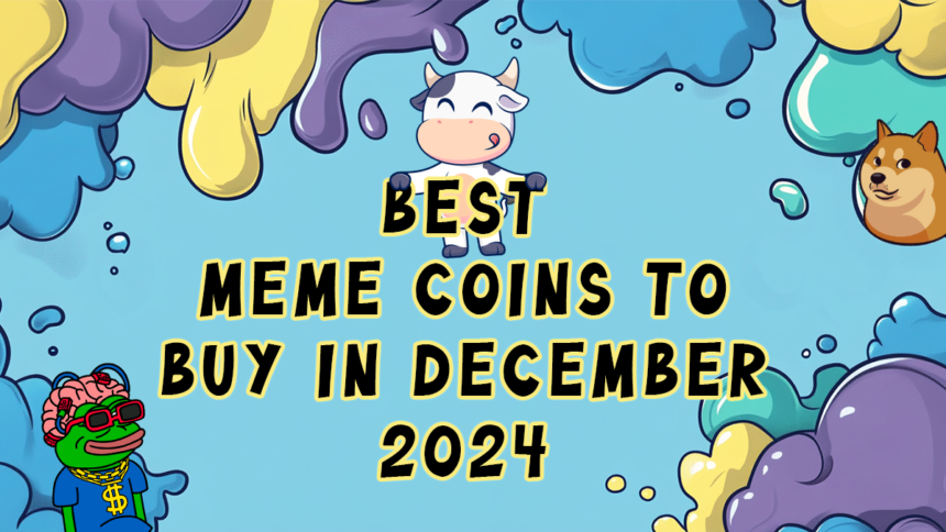 The 6 Best Meme Coins to Buy in December 2024 for Profits Tsunami!