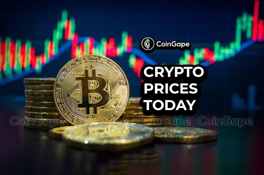 Crypto Prices Today January 10: BTC, ETH, XRP & Top Altcoins Bleed Ahead Of Key Jobs Data