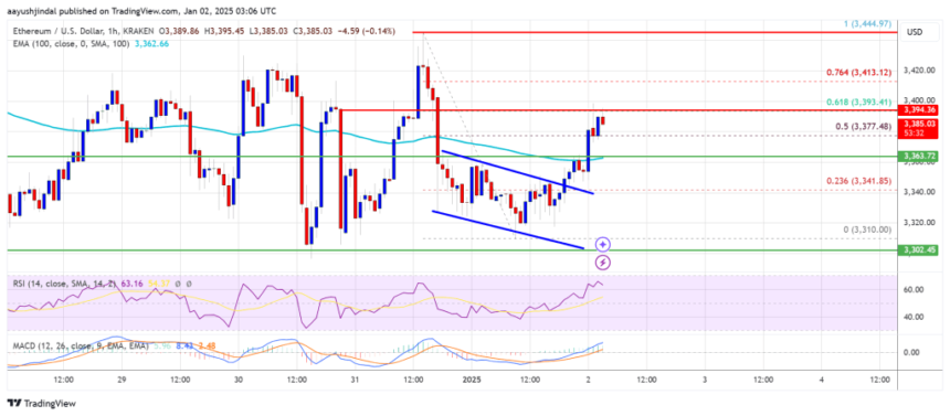 Ethereum Price Stays Resilient: A Gradual Increase in Sight?