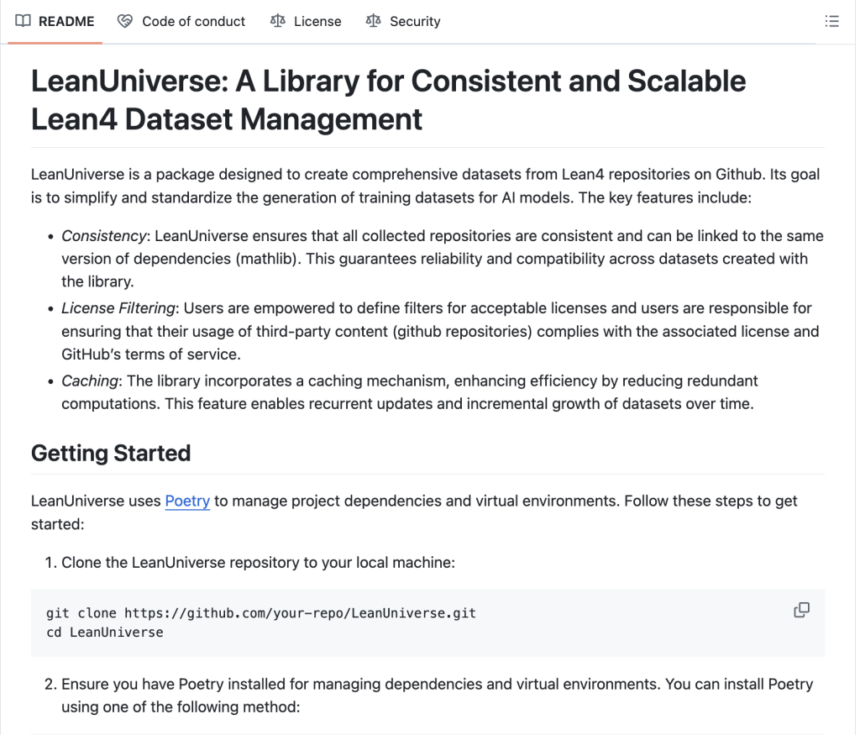 Meta AI Open-Sources LeanUniverse: A Machine Learning Library for Consistent and Scalable Lean4 Dataset Management