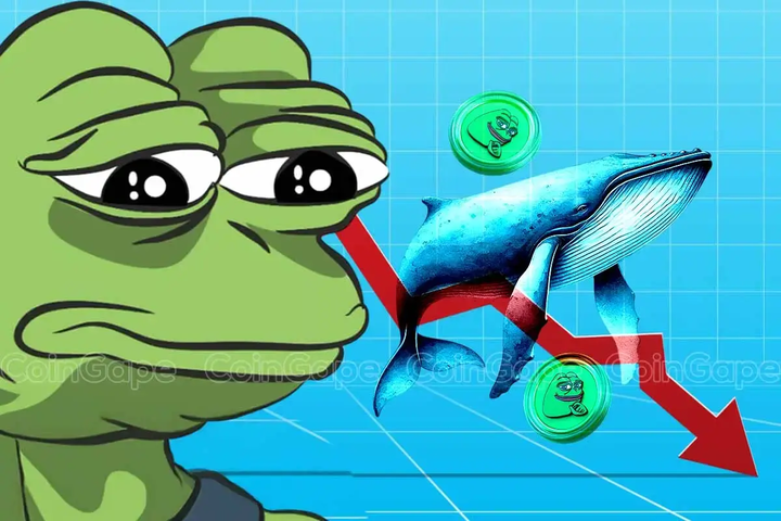 Pepe coin Price Likely to Crash 56% as Whales Sell 1.1 Trillion PEPE