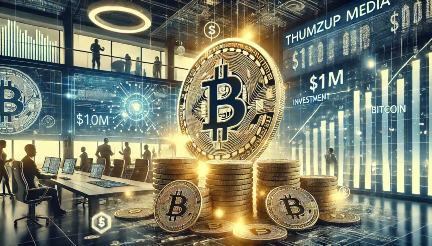 Thumzup Media Invests $1M in Bitcoin, Bolstering Crypto Holdings