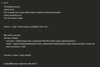 A Coding Guide to Build a Multimodal Image Captioning App Using Salesforce BLIP Model, Streamlit, Ngrok, and Hugging Face