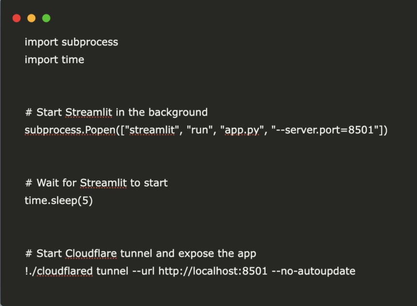 A Step by Step Guide to Deploy Streamlit App Using Cloudflared, BeautifulSoup, Pandas, Plotly for Real-Time Cryptocurrency Web Scraping and Visualization