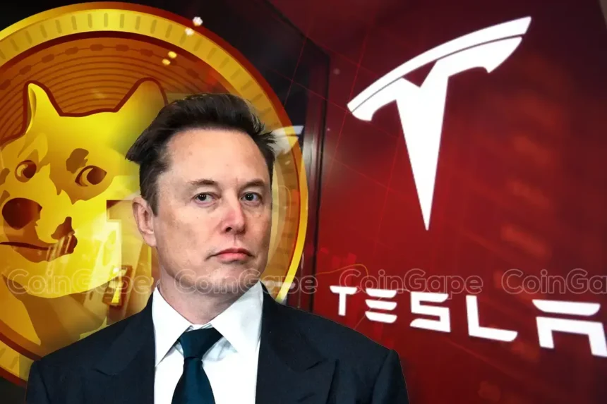 Elon Musk’s Tesla Down 15%, Can Dogecoin Price Attempt Recovery Here?