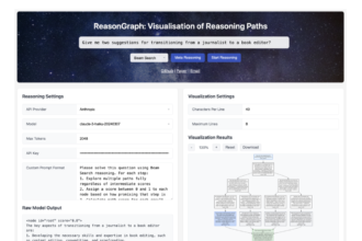 Researchers from the University of Cambridge and Monash University Introduce ReasonGraph: A Web-based Platform to Visualize and Analyze LLM Reasoning Processes