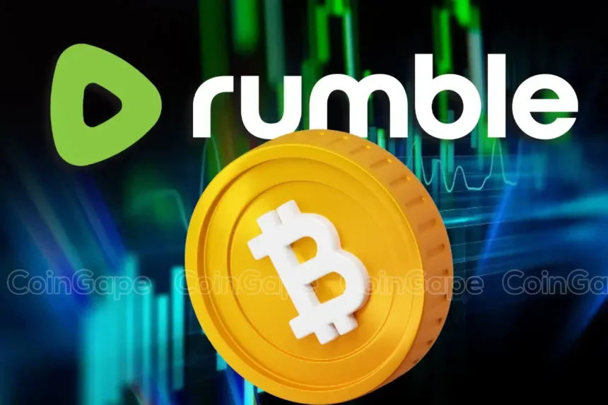 Rumble Implements Bitcoin Strategy, Acquires $17 Million BTC