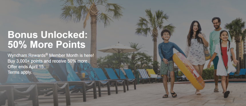 Wyndham Rewards Buy Points Up To 80% Bonus Through April 15, 2025