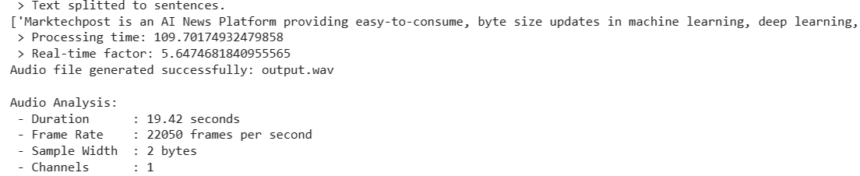Step by Step Guide on Converting Text to High-Quality Audio Using an Open Source TTS Model on Hugging Face: Including Detailed Audio File Analysis and Diagnostic Tools in Python