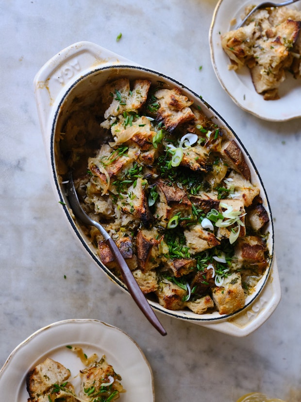 A Rustic Scallion & Chive Panade