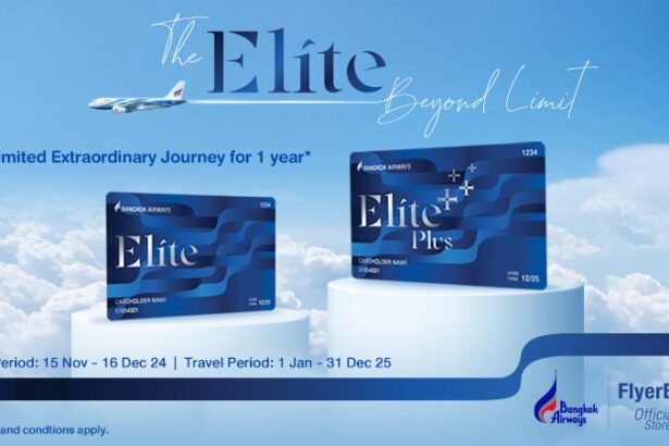 Bangkok Airways Brings Back Elite/Elite Plus Card For Unlimited Flights Throughout 2025