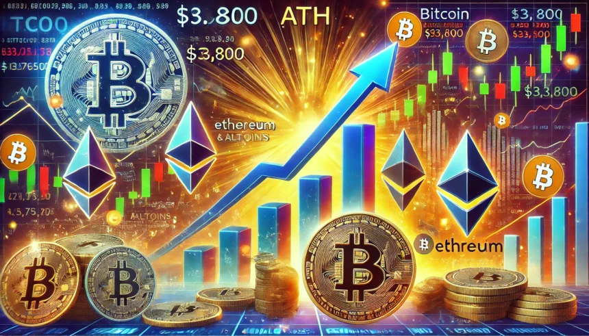 Bitcoin Smashes $93,800 ATH as Ethereum and Altcoins Rally