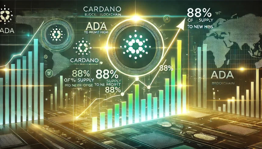 Cardano Surges to New Highs—88% of ADA Supply Now in the Profit Zone