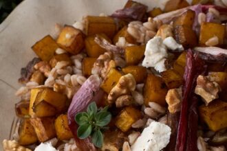 Farro with Roasted Butternut Squash