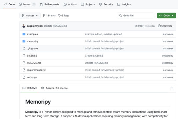 Meet Memoripy: A Python Library that Brings Real Memory Capabilities to AI Applications