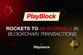 PlayBlock Rockets to #8 Globally in Blockchain Transactions and Turnover Following DappRadar Listing