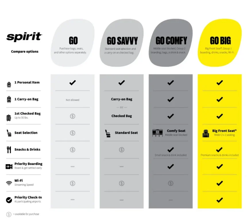 Spirit Airlines Baggage Fees: Bringing Luggage on the Low-Cost Carrier