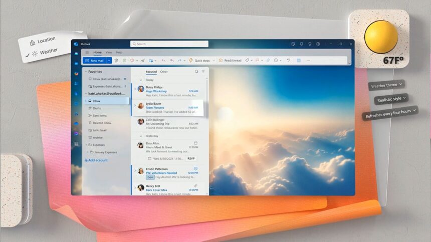 Themes by Copilot: Microsoft now lets users customize Outlook with AI