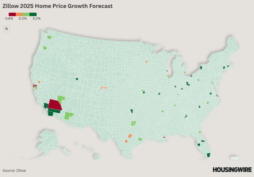 Zillow’s forecast for the 2025 housing market in a word? Bumpy