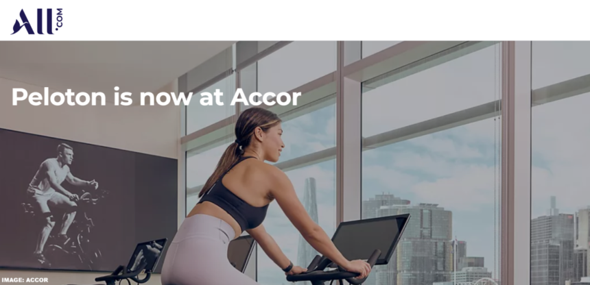 Accor ALL 100 Bonus Points For Each Use Of Peloton In Australia Through September 30, 2025