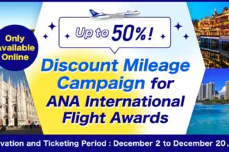 ANA Up To 50% Off International Awards In 2025 (Book By December 20)