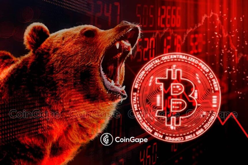 Bitcoin Price Eyes 6% Crash As Investors Realize Gains