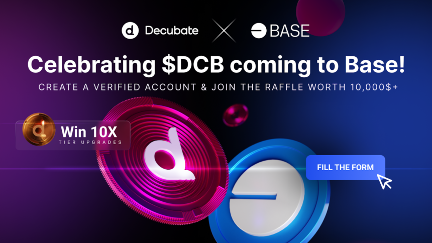 Decubate celebrates $DCB coming to Base