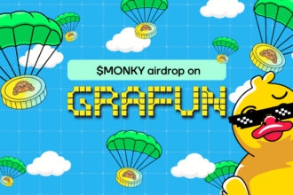 GraFun will make a $MONKY airdrop, alongside Forj, a subsidiary of Animoca Brands, and Floki