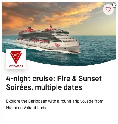 Great Deal: Book a Virgin Voyages Caribbean Cruise for 2 From Just 100K Points!