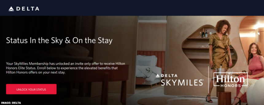 Hilton Gold Or Diamond To Select Delta Medallion Members – Register By December 31, 2024