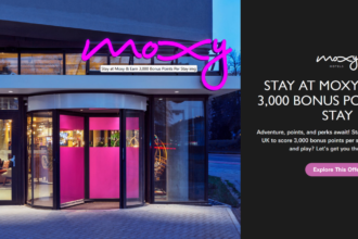 Marriott Bonvoy 3,000 Bonus Points For Stays At Select Moxy Hotels In Europe Between January 1 – March 25, 2025