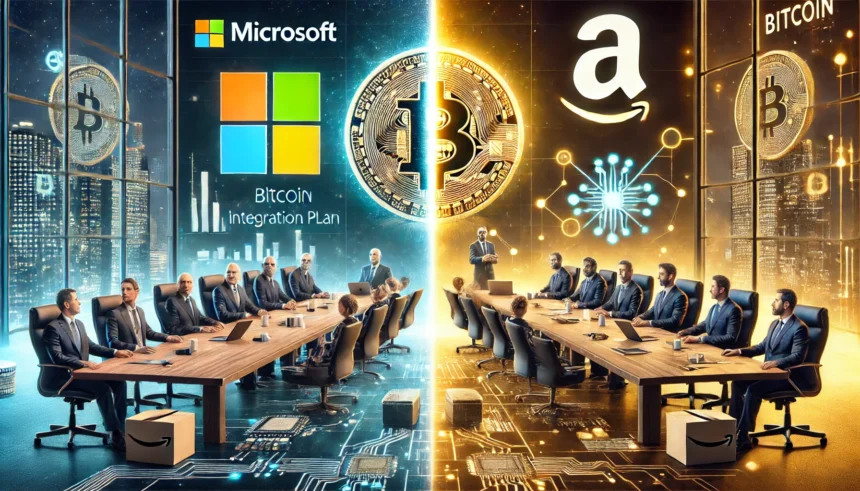 Microsoft Board Rejects Bitcoin Plan, Citing Risk Concerns; Amazon Eyes Crypto Moves