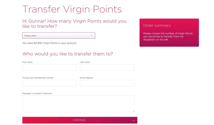 Virgin Atlantic Introduces Point Pooling With New Household Accounts