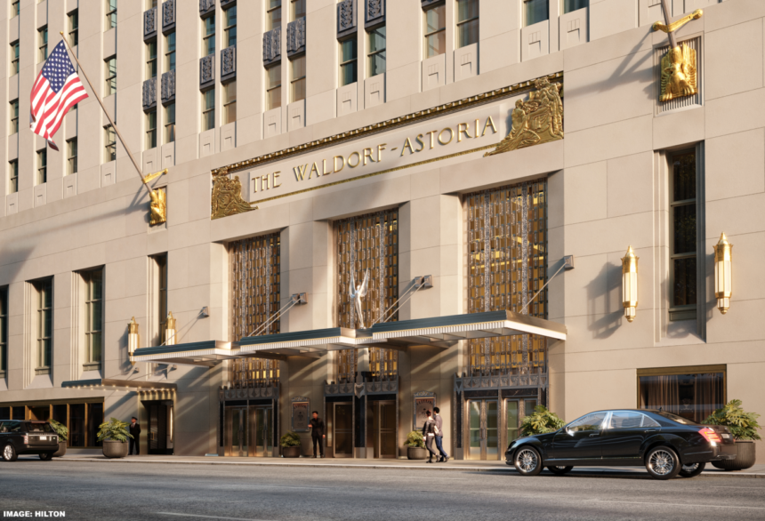 Waldorf Astoria New York Paid & Award Reservations Now Open Fron September 1, 2025