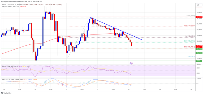 Bitcoin Price Slides Once More: Can Bulls Defend Key Levels?