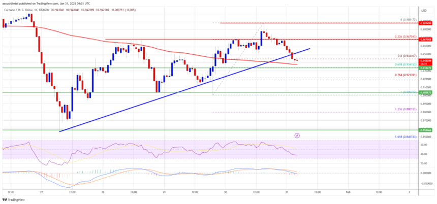 Cardano (ADA) at Risk: Breakdown Signal Suggests Further Decline