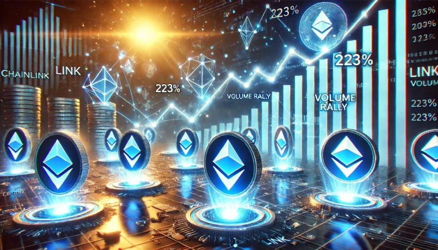 Chainlink Sees 223% Volume Rally Driving LINK Price Surge