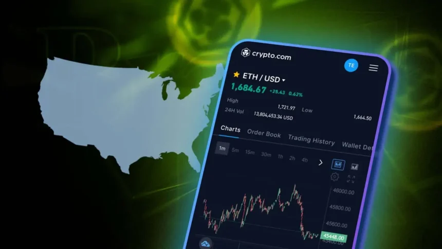 Crypto.com relaunches its Exchange in the US markets