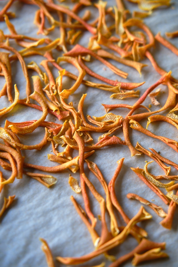 How To Dry Citrus Peel