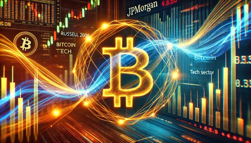 JPMorgan Finds Bitcoin Correlates Closely with Russell 2000 Tech Sector