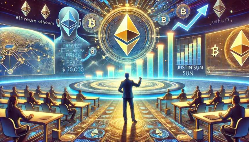 Justin Sun Reveals Strategy to Propel Ethereum Price to $10K