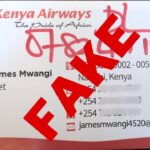 Kenya Airways Warns Of Fake Captain Passing Around Business Cards