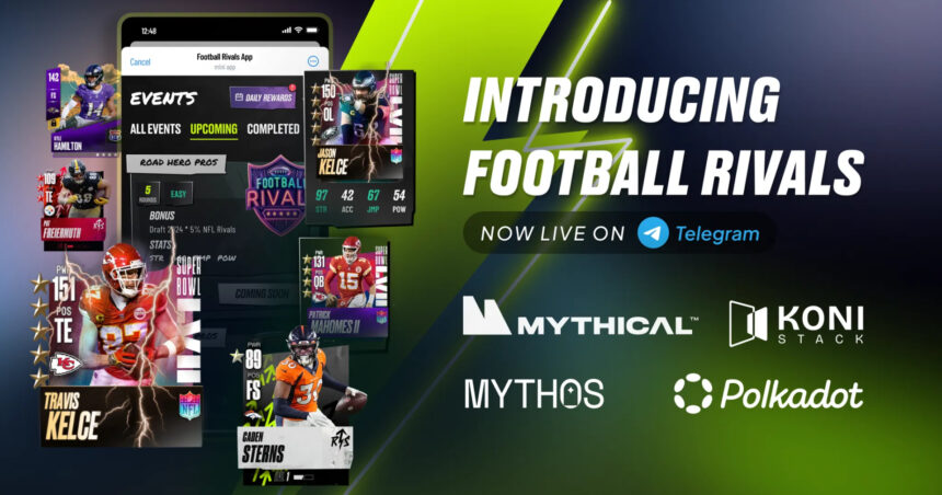 Koni Stack Partners with Mythical Games to Launch ‘Football Rivals’ on Telegram, Introducing a New Use Case for Polkadot and Accelerating Web3 Adoption