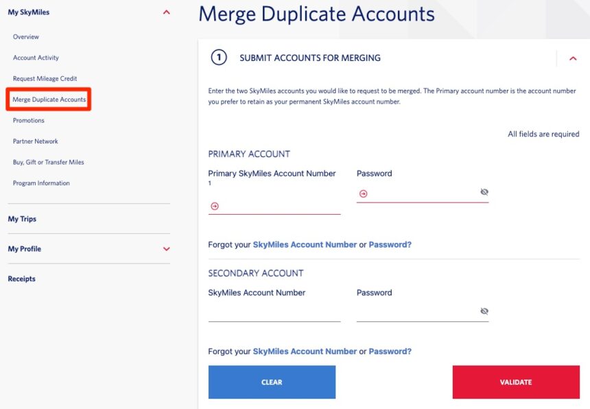 Merging Delta SkyMiles Accounts: How You Might Have 11K SkyMiles & Not Even Know It