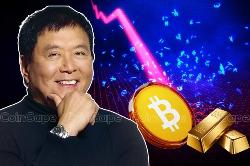 Rich Dad Poor Dad Author Confirms ‘Giant Market Crash’, Shares Bitcoin & Gold Advise