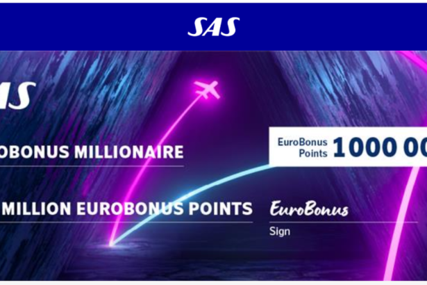 SAS EuroBonus Millionaire Points Have Posted!